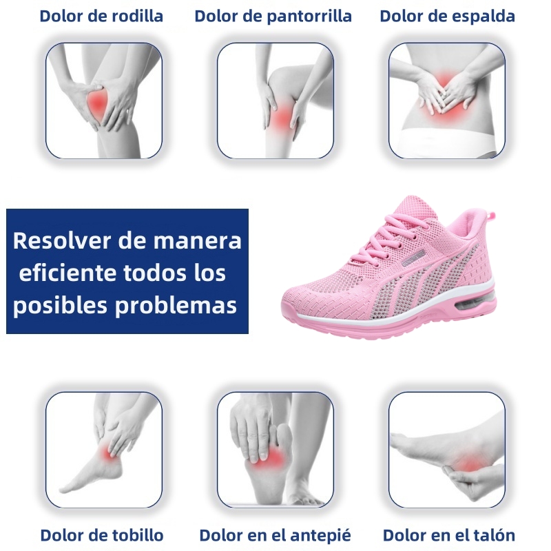 【🎁Hoy tenemos un 50% de descuento: ¡no te lo pierdas! 】Zapatillas de tenis ortopédicas de diseño ergonómico: alivian fácilmente el dolor de pies.
