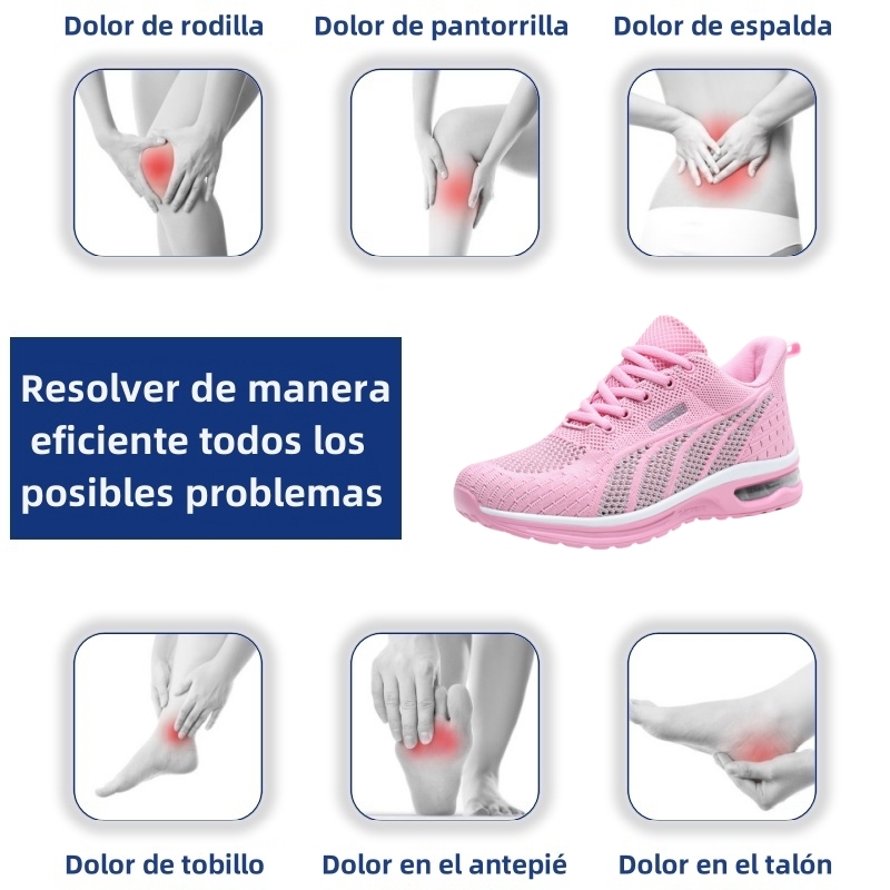 【🎁Hoy tenemos un 50% de descuento: ¡no te lo pierdas! 】Zapatillas de tenis ortopédicas de diseño ergonómico: alivian fácilmente el dolor de pies.
