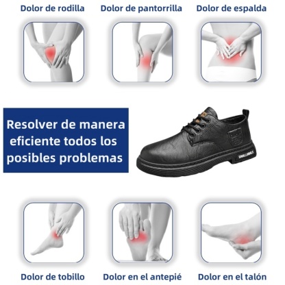¡Descuento de mitad de precio por Año Nuevo! Zapatos ortopédicos de piel de vacuno, piel de vacuno natural