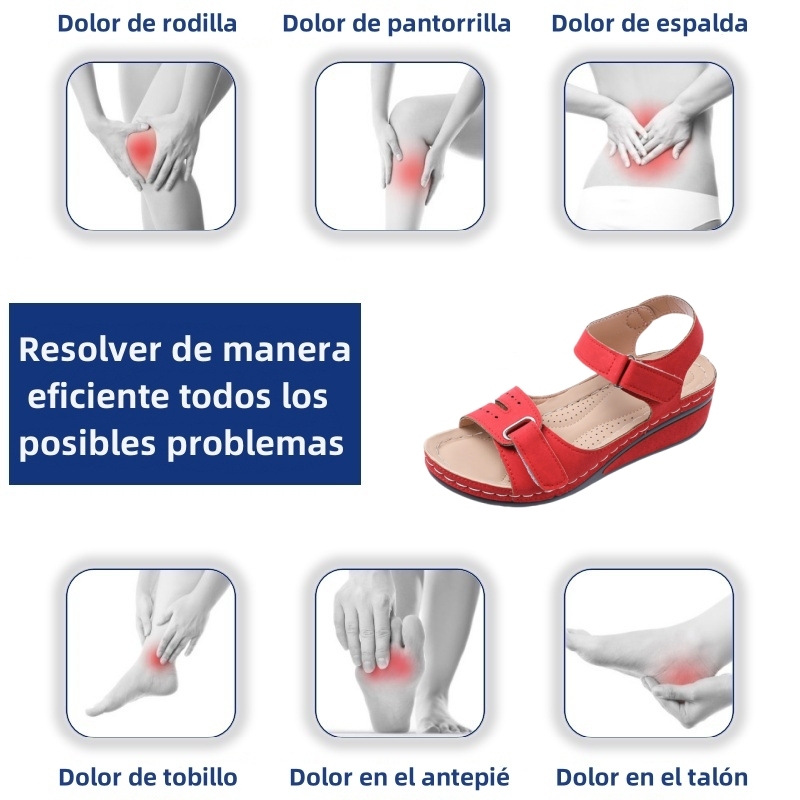 【🎈¡Novedad para el verano! Oferta de mitad de precio por tiempo limitado】¡Sandalias con velcro! Siente la frescura del verano, hecho a mano y súper cómodo.