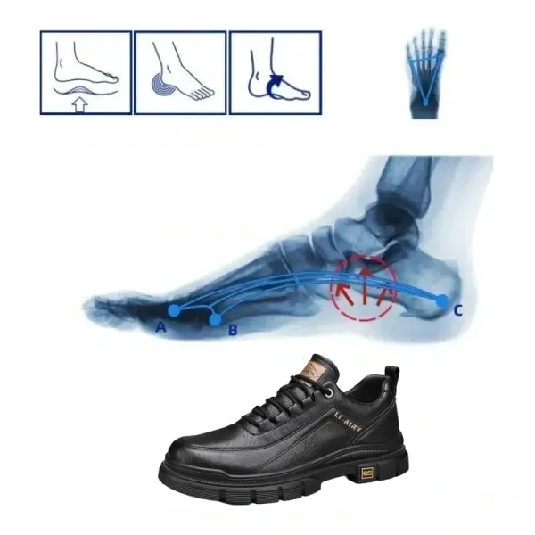 🔥Descuento a mitad de precio por tiempo limitado. Zapatos ortopédicos de diseño ergonómico: piel natural + cosido a mano.-rlisten