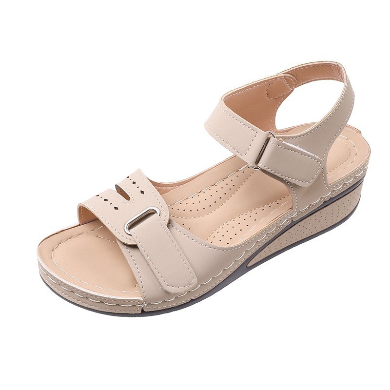 【🎈¡Novedad para el verano! Oferta de mitad de precio por tiempo limitado】¡Sandalias con velcro! Siente la frescura del verano, hecho a mano y súper cómodo.