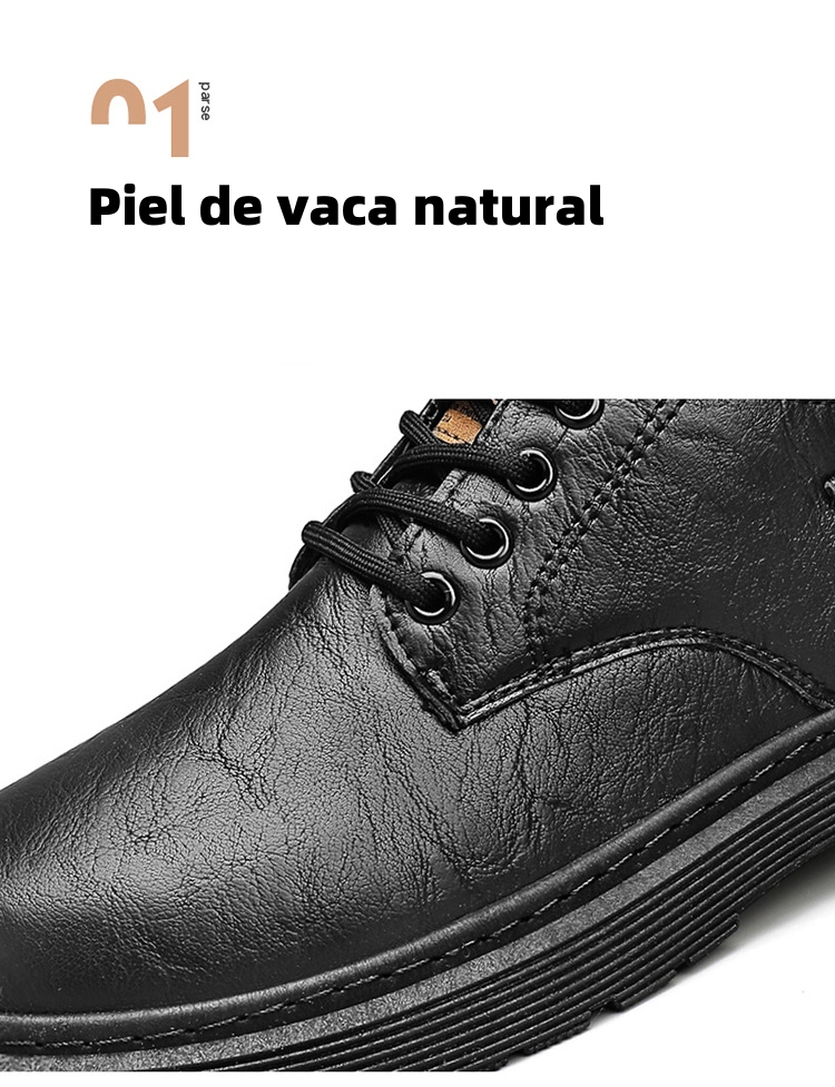 ¡Descuento de mitad de precio por Año Nuevo! Zapatos ortopédicos de piel de vacuno, piel de vacuno natural