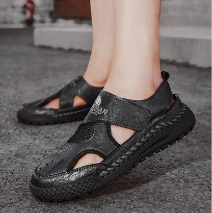 🚀¡Mitad de precio por tiempo limitado! Sandalias de hombre, fabricadas en piel auténtica, elaboradas artesanalmente.