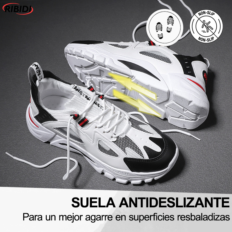 🛒Descuento a mitad de precio por tiempo limitado.Las zapatillas deportivas para hombre están diseñadas ergonómicamente para proteger mejor tus pies y aliviar la presión.-rlisten