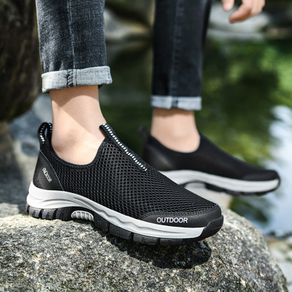 ⏰【Nuevo modelo de verano, oferta por tiempo limitado]】Zapatos de senderismo ligeros, fáciles de caminar durante 10 horas.