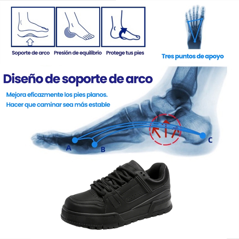 ¡Mitad de precio por tiempo limitado hoy! Zapato ortopédico artificial, súper amortiguación, diseño ergonómico.