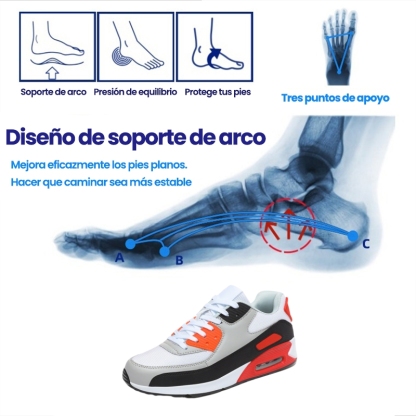 ⏰¡Mitad de precio hoy por tiempo limitado! Nuevos zapatos ortopédicos, tecnología de amortiguación patentada, súper cómodos.