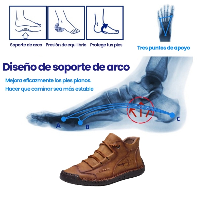🔥Nuevos modelos disponibles, 50% de descuento por tiempo limitado. Zapatos ortopédicos técnicos de nueva generación, hechos a mano y de piel de vaca natural de alta calidad, alivian la fatiga del pie.-rlisten