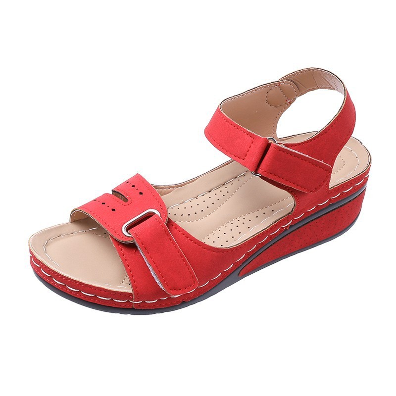【🎈¡Novedad para el verano! Oferta de mitad de precio por tiempo limitado】¡Sandalias con velcro! Siente la frescura del verano, hecho a mano y súper cómodo.