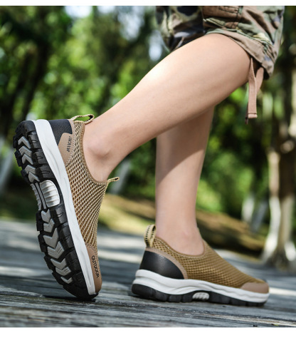 ⏰【Nuevo modelo de verano, oferta por tiempo limitado]】Zapatos de senderismo ligeros, fáciles de caminar durante 10 horas.