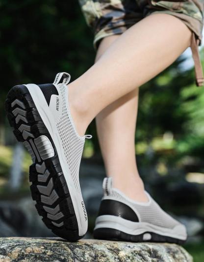 ⏰【Nuevo modelo de verano, oferta por tiempo limitado]】Zapatos de senderismo ligeros, fáciles de caminar durante 10 horas.