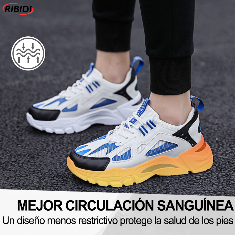 🛒Descuento a mitad de precio por tiempo limitado.Las zapatillas deportivas para hombre están diseñadas ergonómicamente para proteger mejor tus pies y aliviar la presión.-rlisten