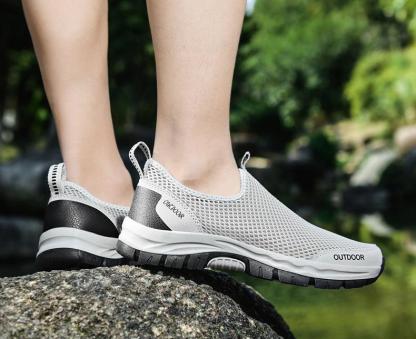 ⏰【Nuevo modelo de verano, oferta por tiempo limitado]】Zapatos de senderismo ligeros, fáciles de caminar durante 10 horas.