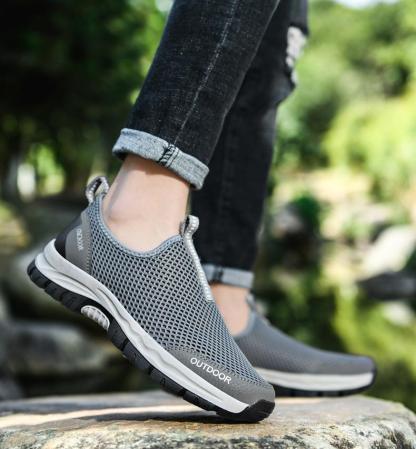 ⏰【Nuevo modelo de verano, oferta por tiempo limitado]】Zapatos de senderismo ligeros, fáciles de caminar durante 10 horas.
