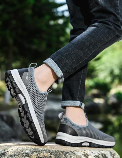 ⏰【Nuevo modelo de verano, oferta por tiempo limitado]】Zapatos de senderismo ligeros, fáciles de caminar durante 10 horas.