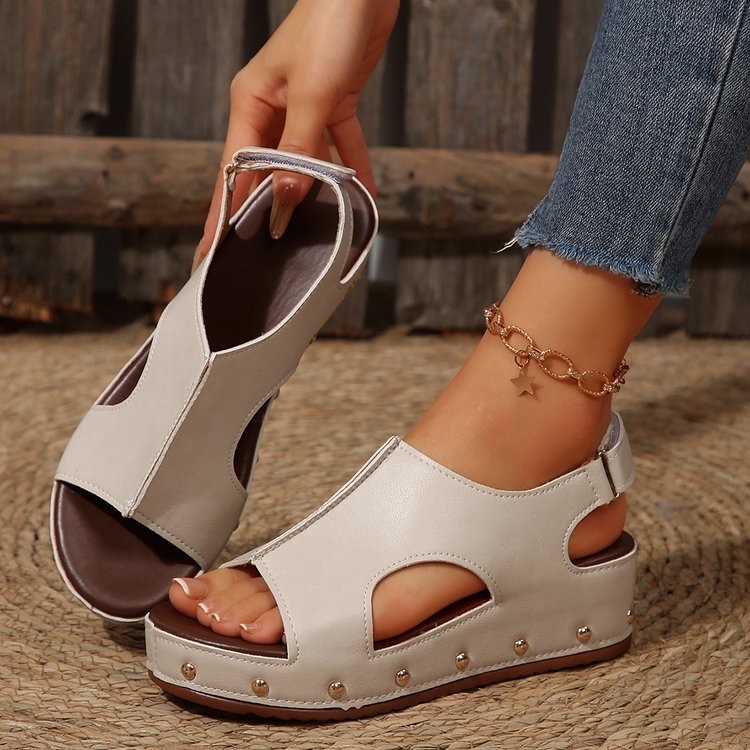 🎉¡Nuevo para el verano! ¡Venta a mitad de precio! Plantillas que aumentan la altura, hechas a mano con cuero genuino, alivian la fatiga.