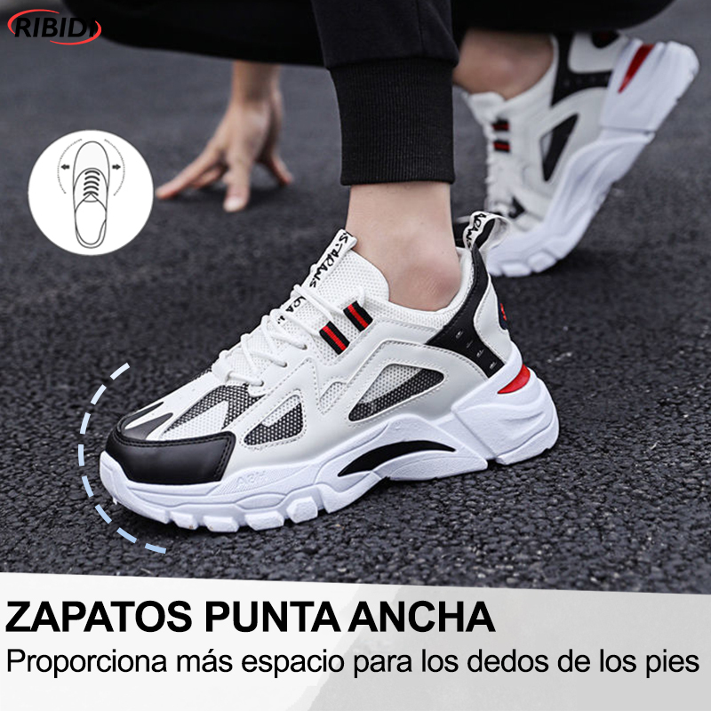 🛒Descuento a mitad de precio por tiempo limitado.Las zapatillas deportivas para hombre están diseñadas ergonómicamente para proteger mejor tus pies y aliviar la presión.-rlisten