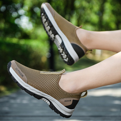 ⏰【Nuevo modelo de verano, oferta por tiempo limitado]】Zapatos de senderismo ligeros, fáciles de caminar durante 10 horas.
