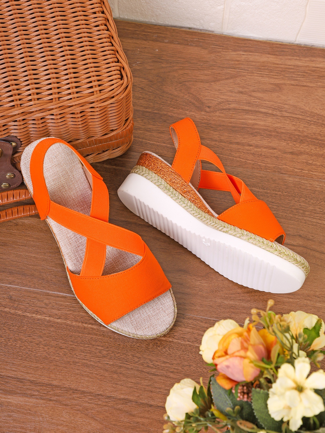 【🎈¡Novedad para el verano! Mitad de precio por tiempo limitado】Zapatos de tela hechos a mano, sandalias de tacón súper cómodas.