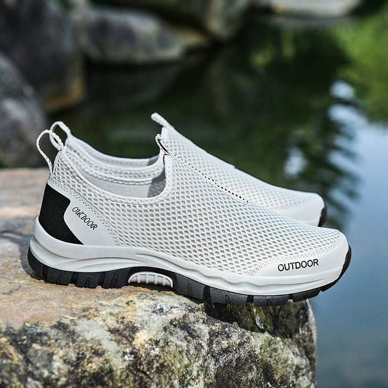 ⏰【Nuevo modelo de verano, oferta por tiempo limitado]】Zapatos de senderismo ligeros, fáciles de caminar durante 10 horas.
