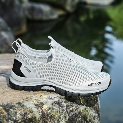 ⏰【Nuevo modelo de verano, oferta por tiempo limitado]】Zapatos de senderismo ligeros, fáciles de caminar durante 10 horas.