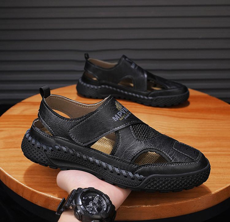 🚀¡Mitad de precio por tiempo limitado! Sandalias de hombre, fabricadas en piel auténtica, elaboradas artesanalmente.