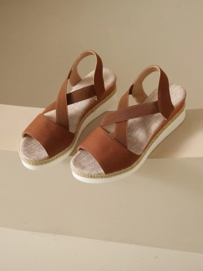 【🎈¡Novedad para el verano! Mitad de precio por tiempo limitado】Zapatos de tela hechos a mano, sandalias de tacón súper cómodas.