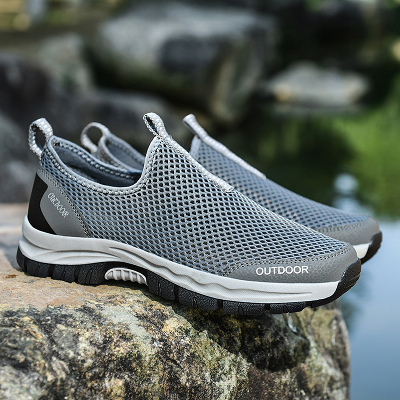 ⏰【Nuevo modelo de verano, oferta por tiempo limitado]】Zapatos de senderismo ligeros, fáciles de caminar durante 10 horas.