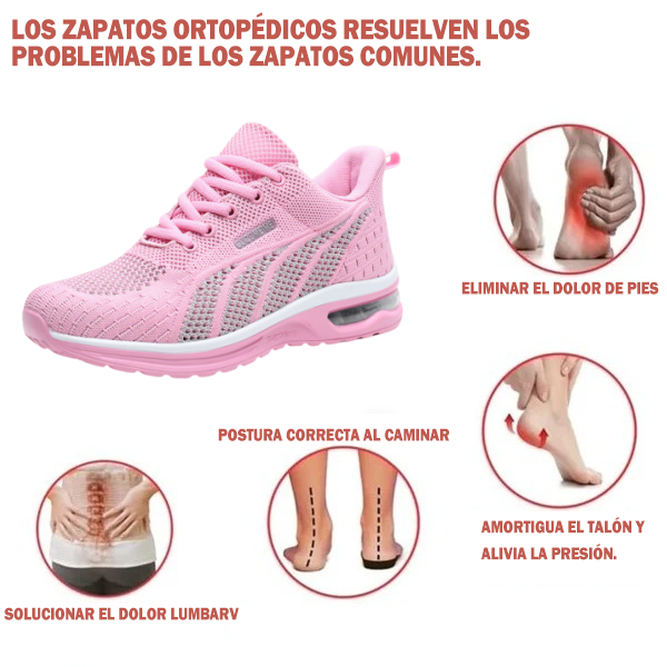【🎁Hoy tenemos un 50% de descuento: ¡no te lo pierdas! 】Zapatillas de tenis ortopédicas de diseño ergonómico: alivian fácilmente el dolor de pies.