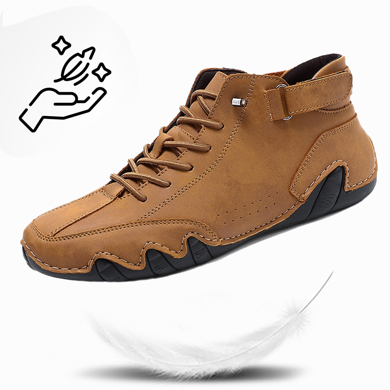 Oferta por tiempo limitado: 50 % de descuento. Los zapatos ortopédicos de cuero alivian el dolor de pies y reducen la presión del peso en las articulaciones del pie.-rlisten