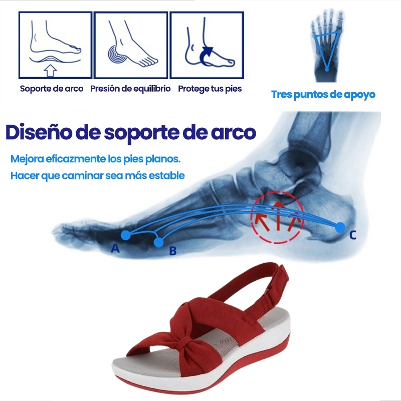 【🎉Preventa a mitad de precio】La sandalia más popular del verano, con soporte de arco y máxima comodidad.