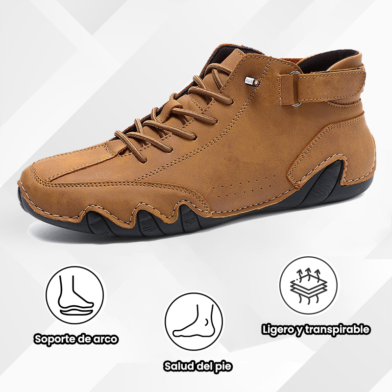 Oferta por tiempo limitado: 50 % de descuento. Los zapatos ortopédicos de cuero alivian el dolor de pies y reducen la presión del peso en las articulaciones del pie.-rlisten