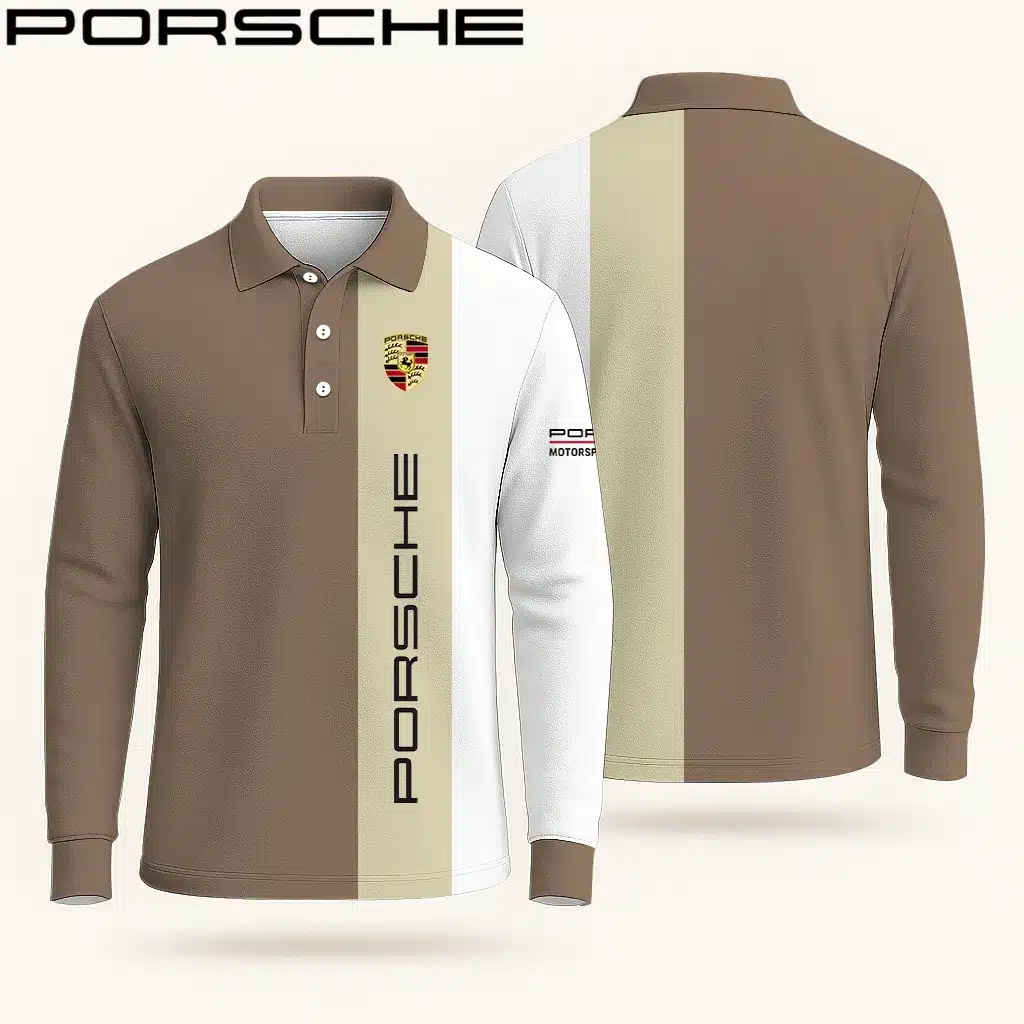 High Quality Men’s Long Sleeve Polo PORSCHE-YVWYB-PSR91401875