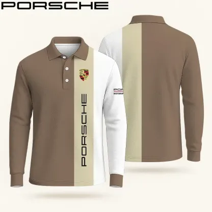 High Quality Men’s Long Sleeve Polo PORSCHE-YVWYB-PSR91401875