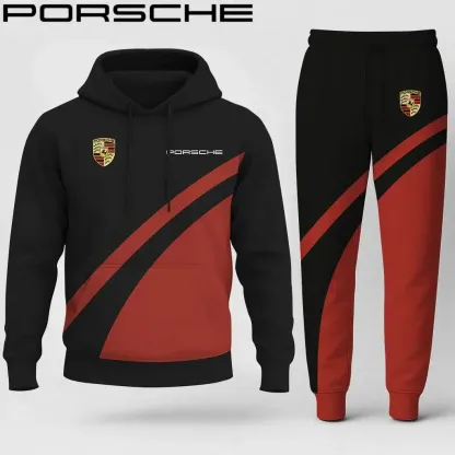 High Quality PORSCHE Hoodie & Pants Set ETX-AF+DK-PSC5810071