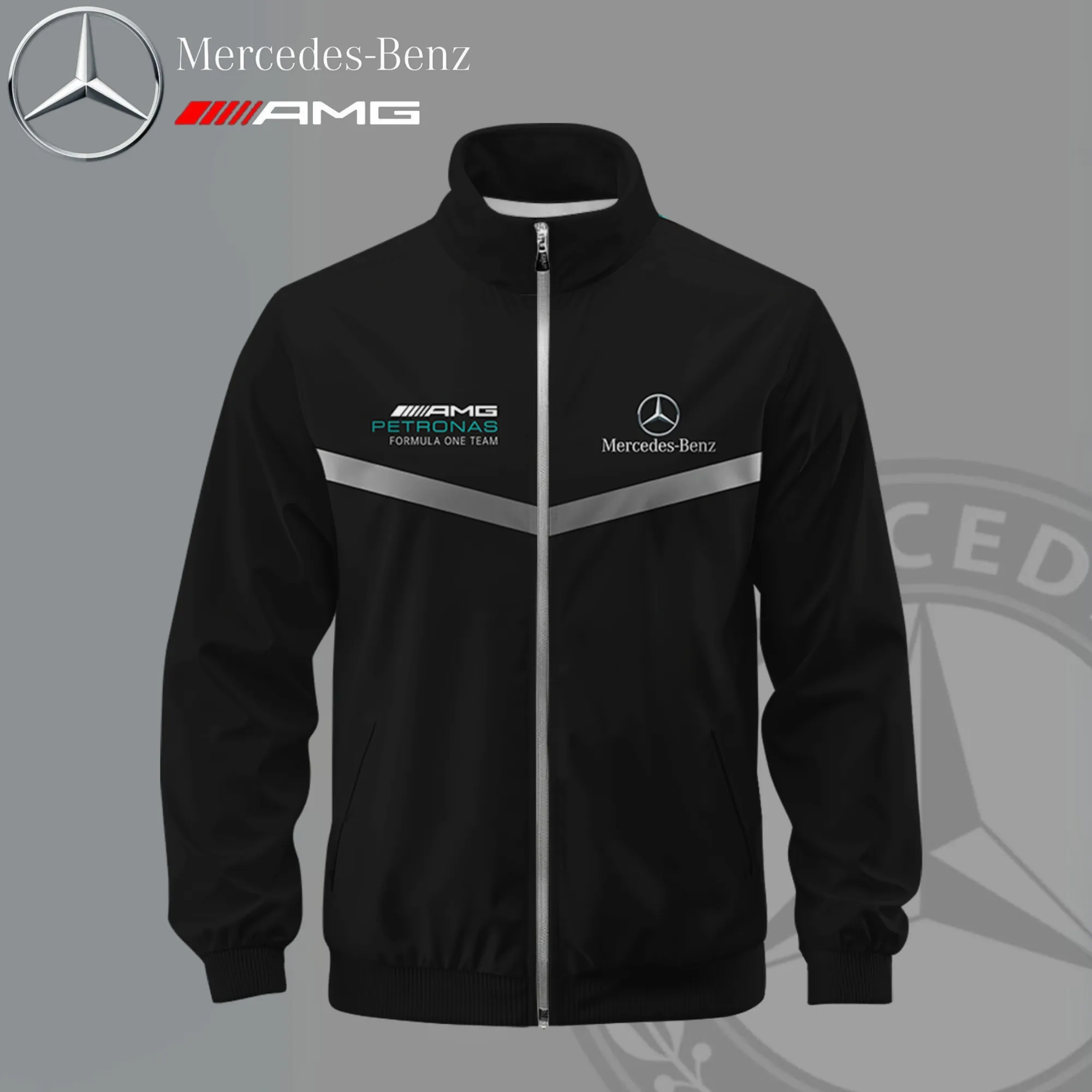 High Quality MERCEDES Stand Collar Jacket ETX-GJK-EUB01381510