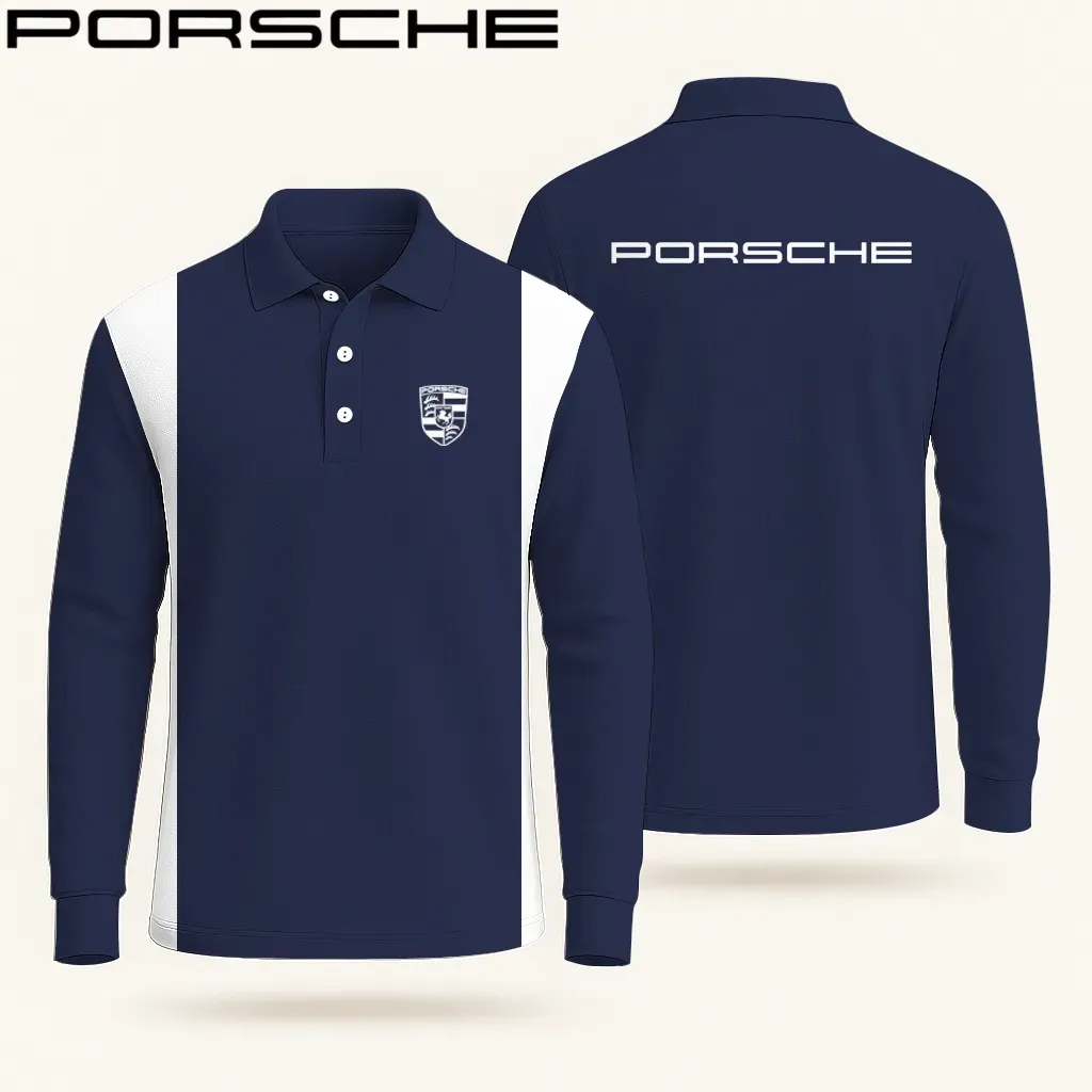 High Quality Men’s Long Sleeve Polo PORSCHE-YVWYB-PSR91401866