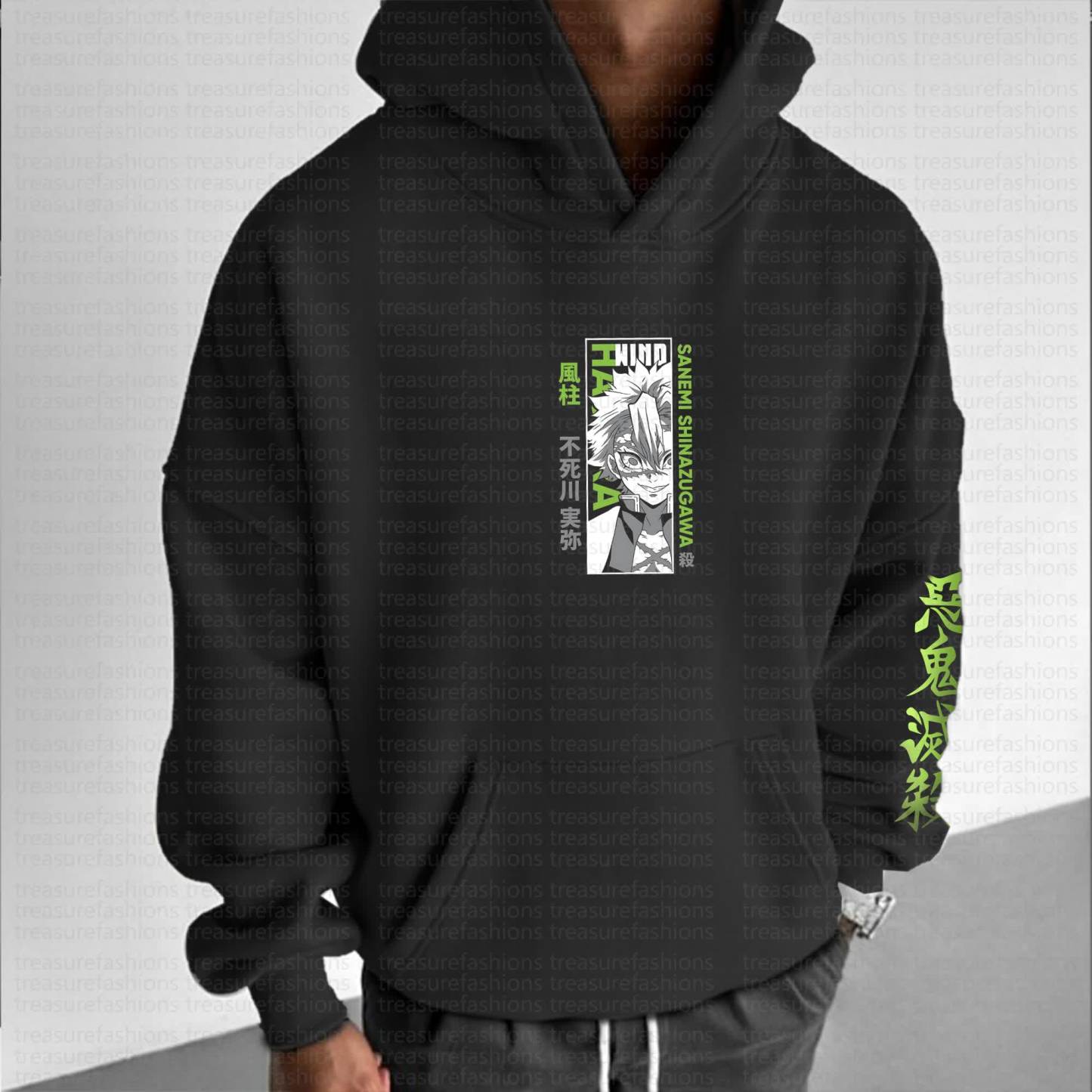 Unisex Anime Graphic Streetwear Vintage Hoodie丨Demon Slayer