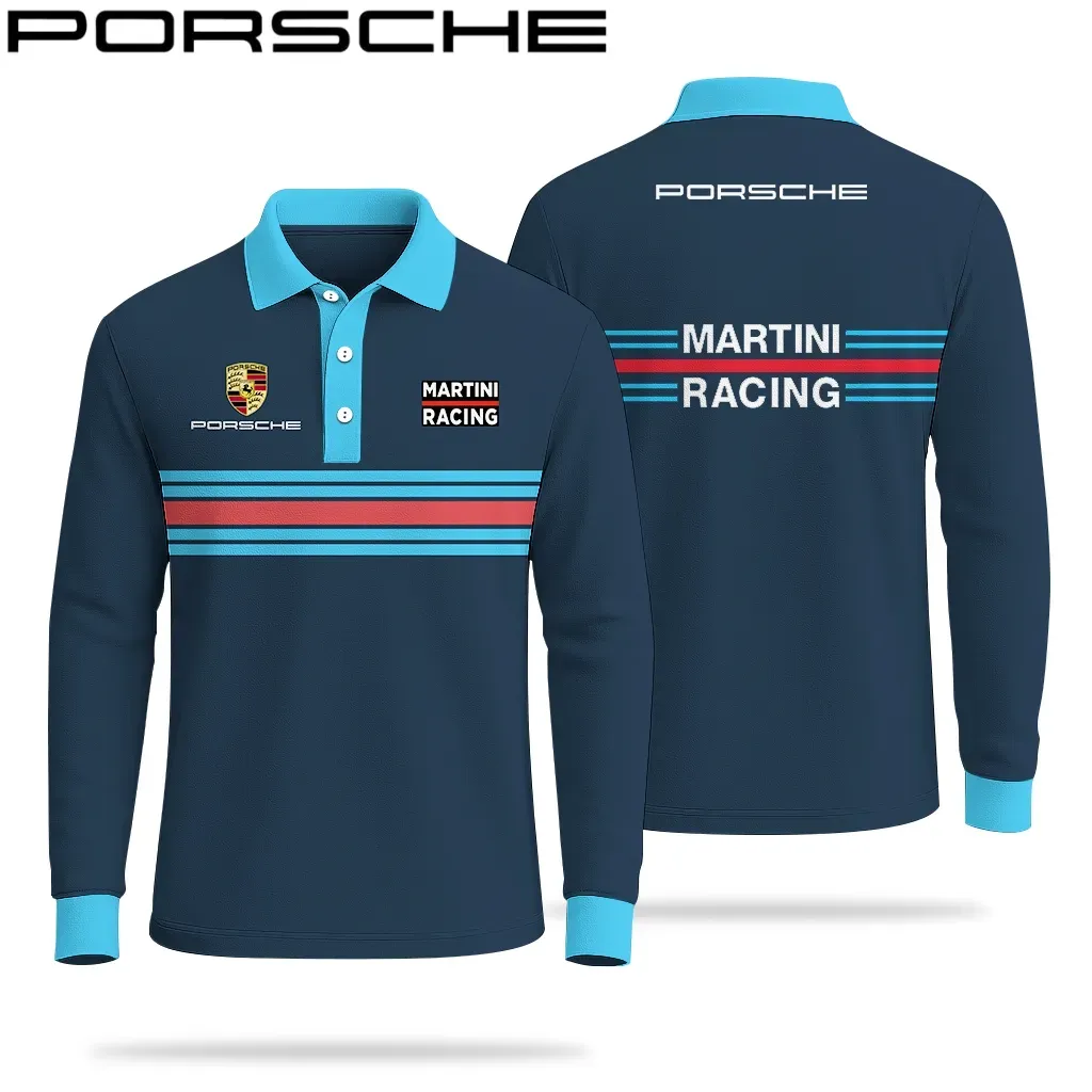 High Quality Men’s Long Sleeve Polo PORSCHE-YVWYB-PSR91850001