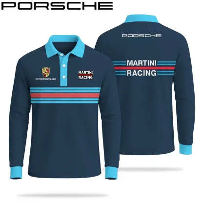High Quality Men’s Long Sleeve Polo PORSCHE-YVWYB-PSR91850001