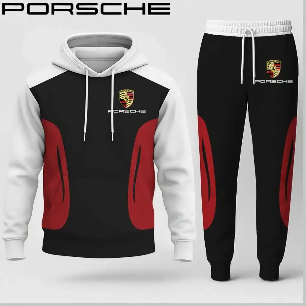 High Quality PORSCHE Hoodie & Pants Set ETX-AF+DK-PSC5810069