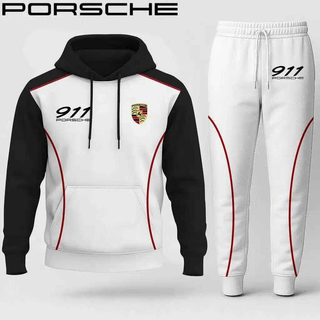 High Quality PORSCHE Hoodie & Pants Set ETX-AF+DK-PSC5810068