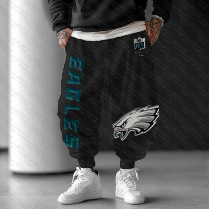Unisex "Philadelphia Eagles" Casual  Streetwear  Plush Pants