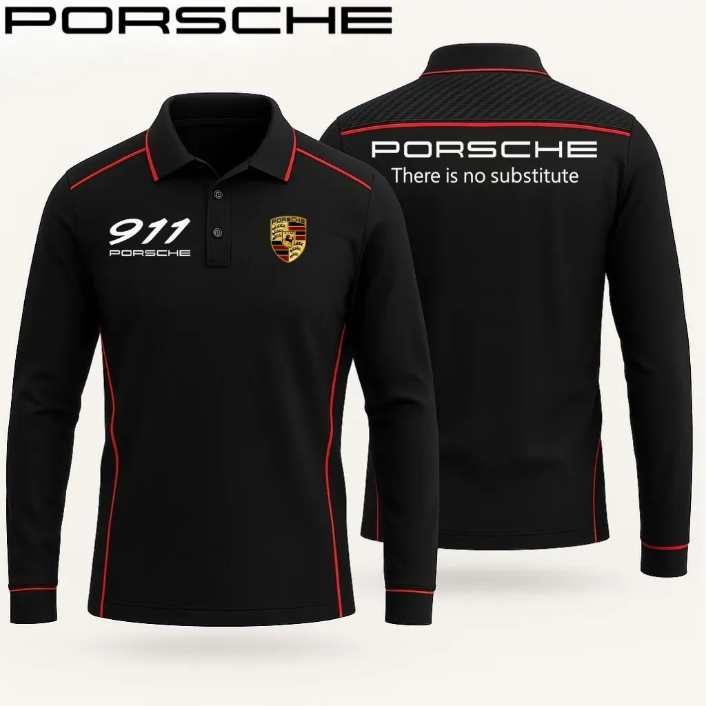 High Quality Men’s Long Sleeve Polo PORSCHE-YVWYB-PSR91850151