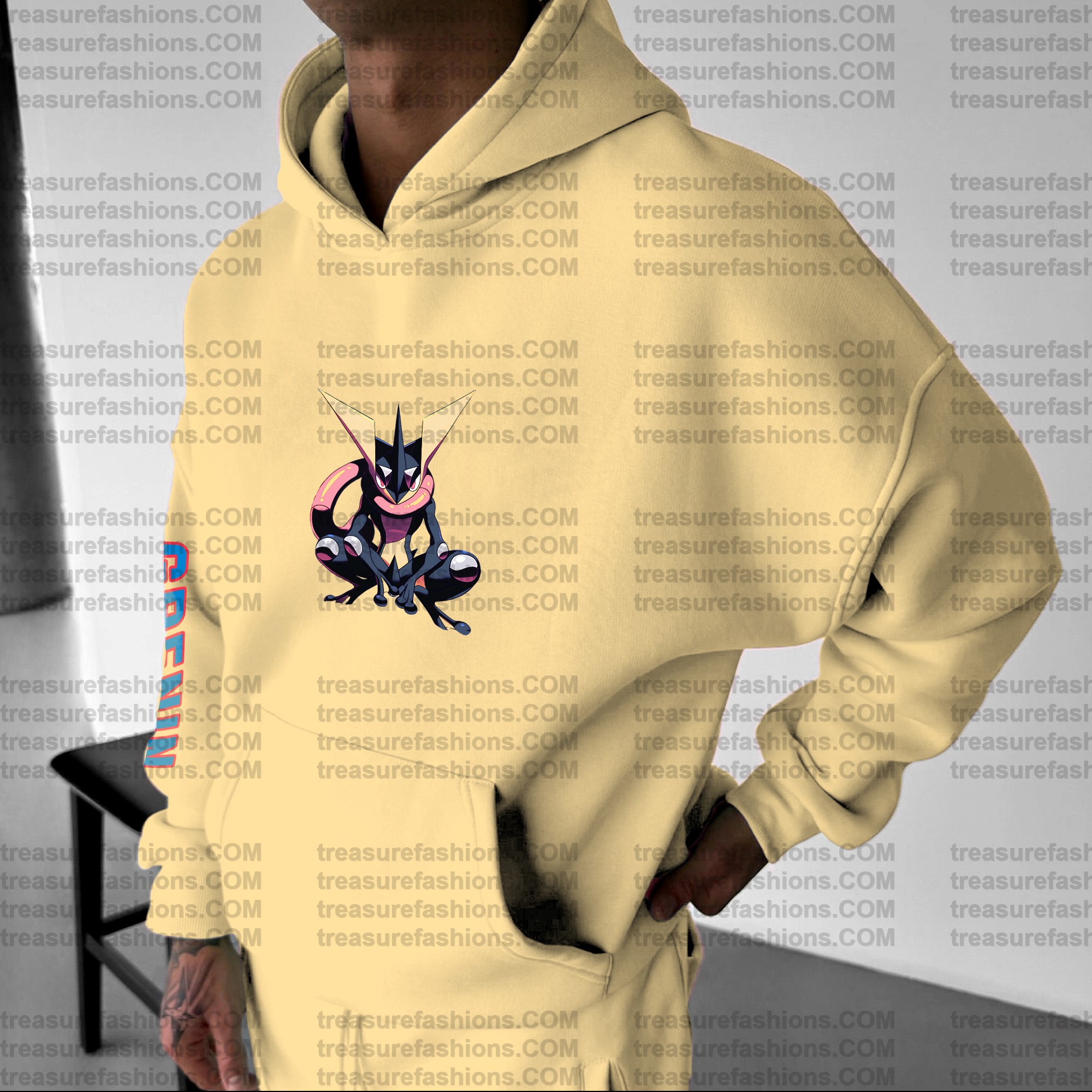 (Plus Velvet)Unisex Anime Graphic Streetwear Vintage Hoodie