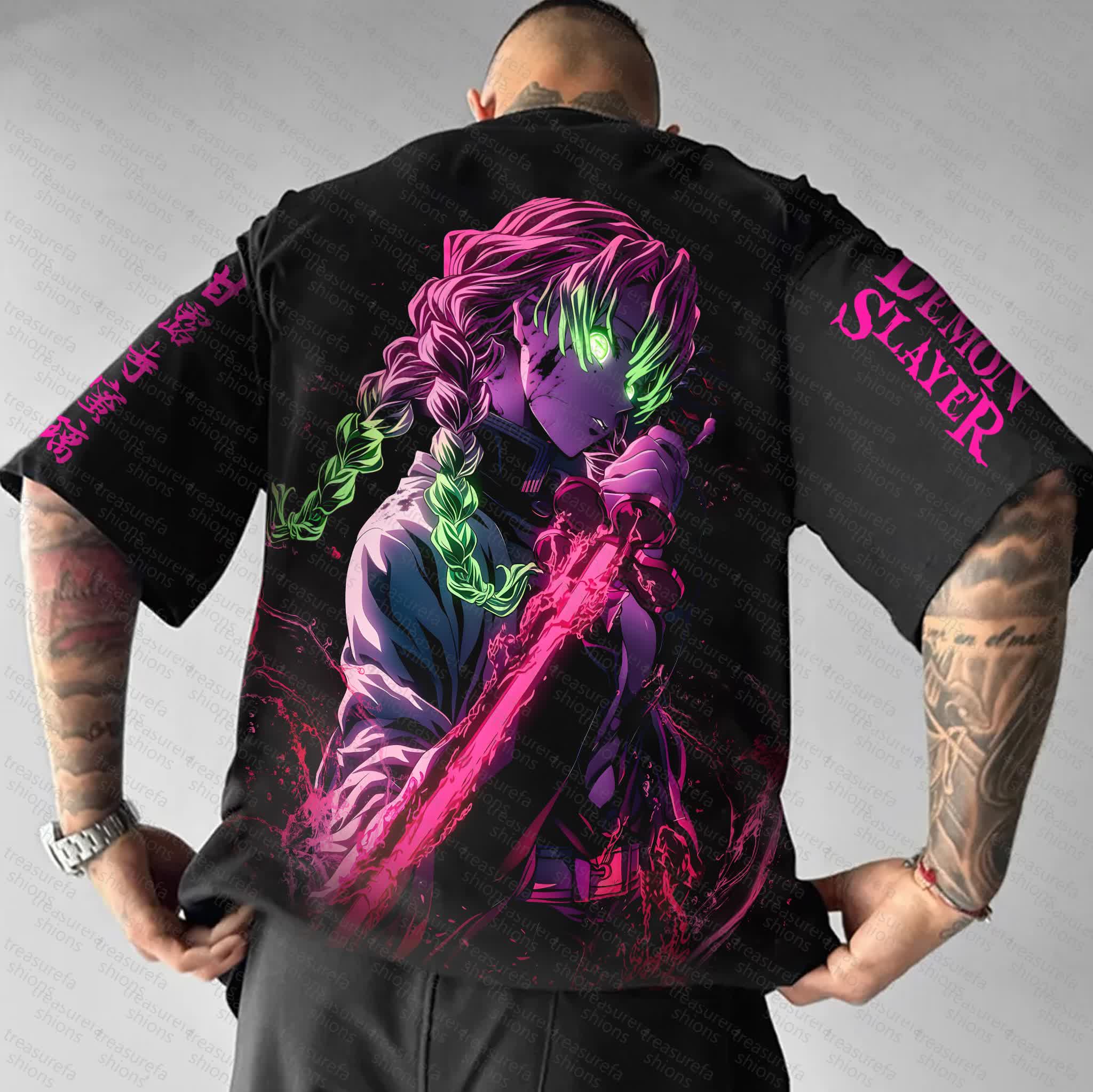 Unisex  "Demon Slayer" Anime Inspired Vintage T-Shirt