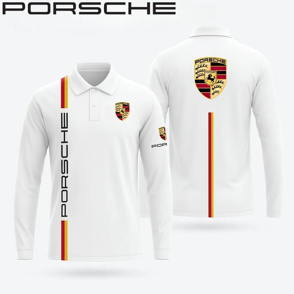 High Quality Men’s Long Sleeve Polo PORSCHE-YVWYB-PSR91401858