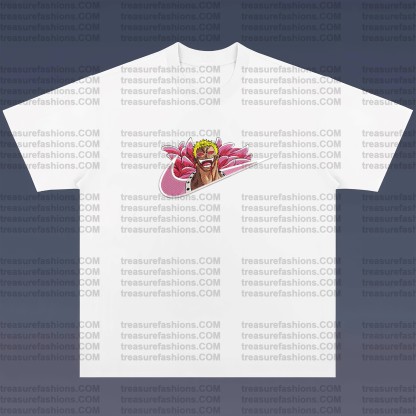 Unisex Anime Embroidered T-Shirt