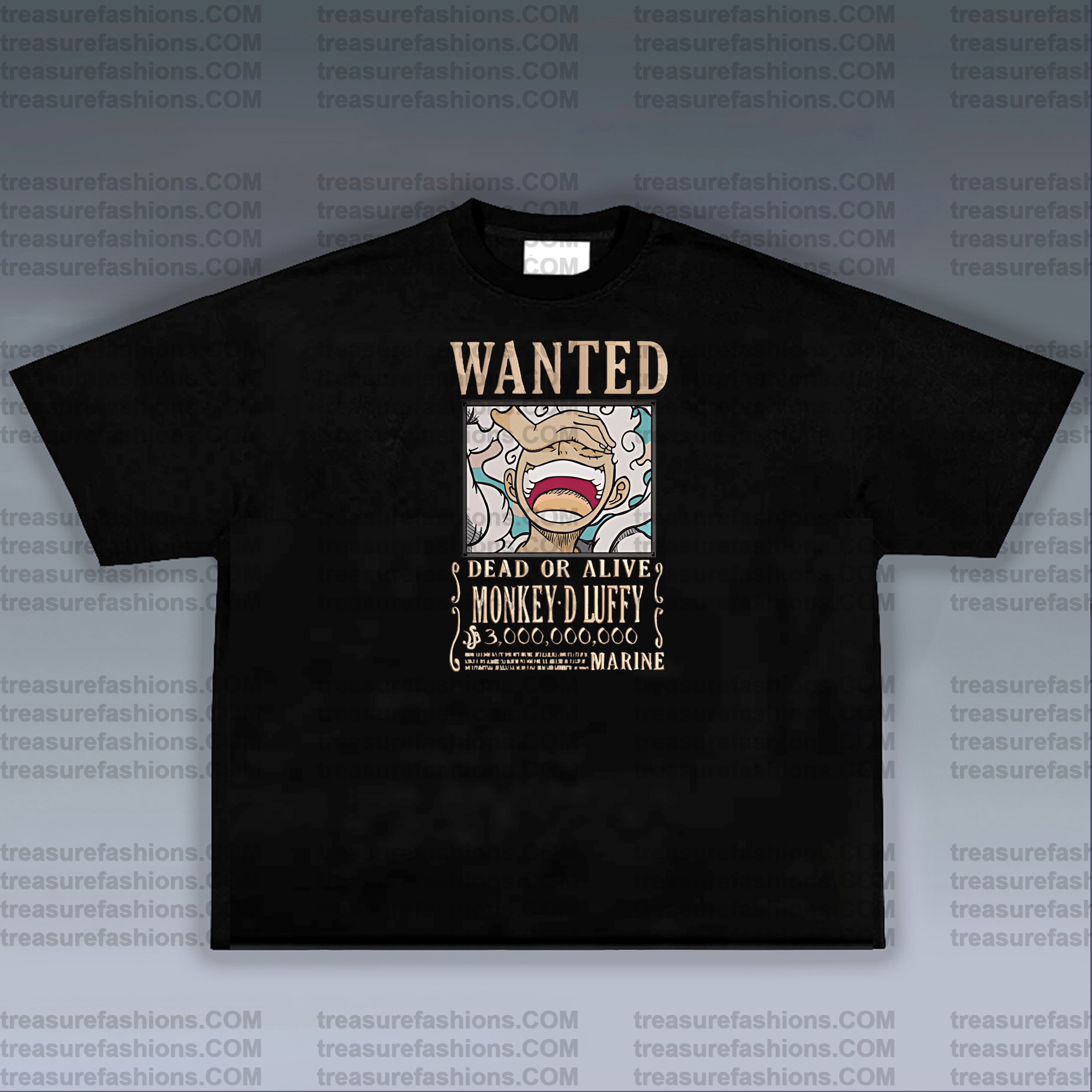 Unisex Anime Embroidered T-Shirt